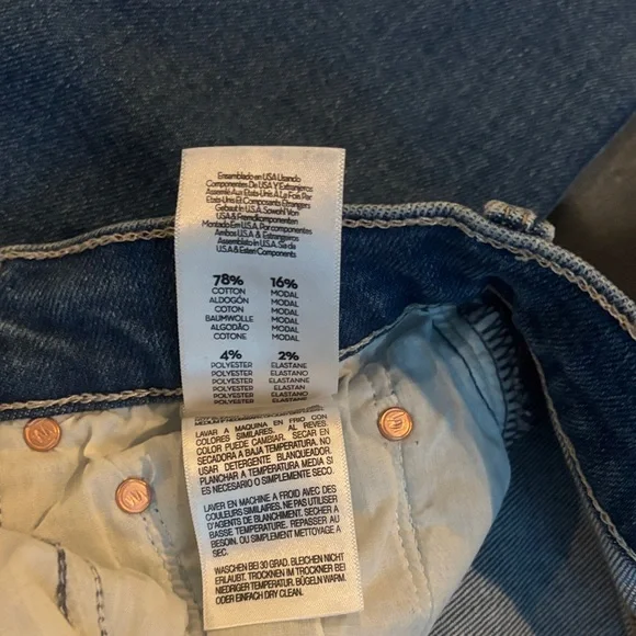 MOTHER Blue Tomcat Jeans - Picture 6 of 8